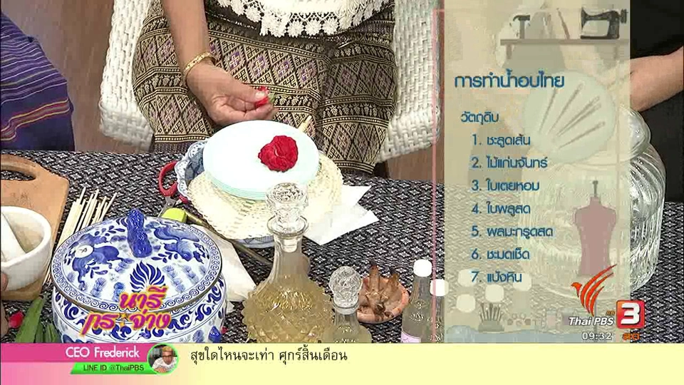 "น้ำอบไทย" สูตรต้นตำรับชาววัง