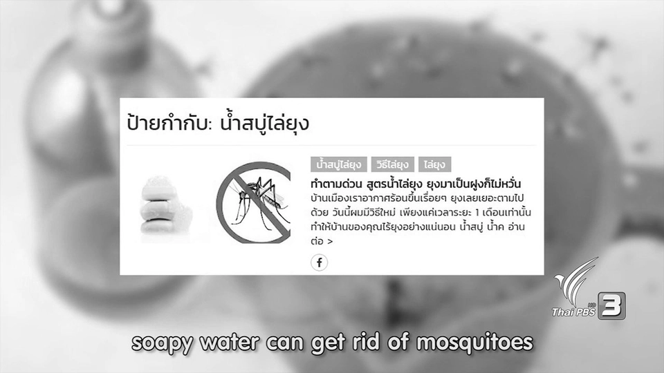 soเชี่ยว FAKE or FACT : ผสมน้ำกับสบู่ แล้วนำไปวางหรือฉีดพ่นจะสามารถไล่ยุงได้จริงหรือไม่