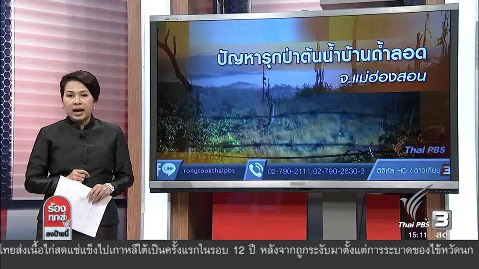 ปัญหารุกป่าต้นน้ำบ้านถ้ำลอด จ.แม่ฮ่องสอน