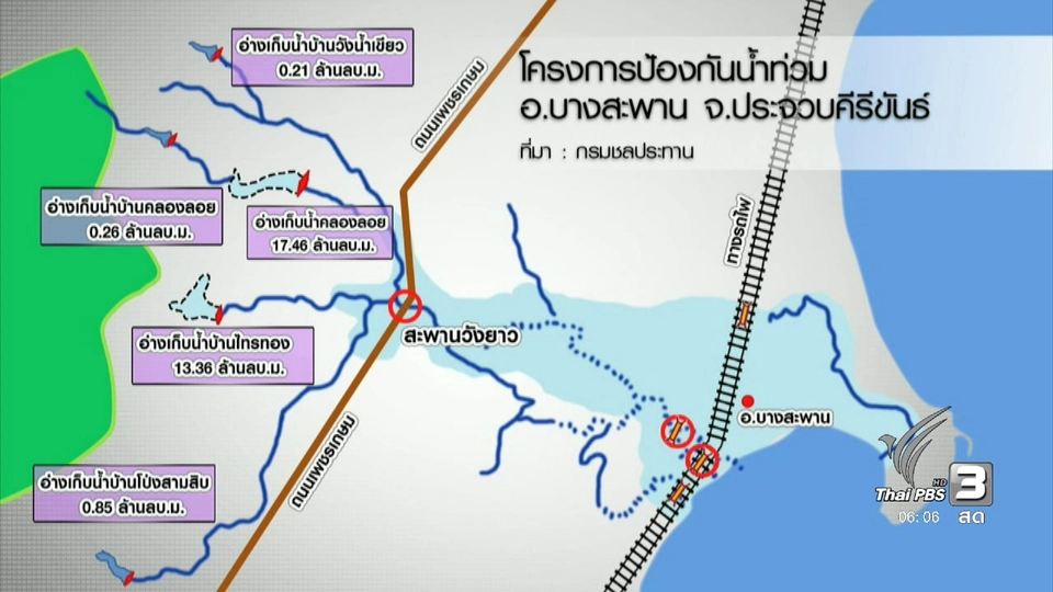 กรมชลประทานเดินหน้าแก้จุดเสี่ยงน้ำท่วมใต้