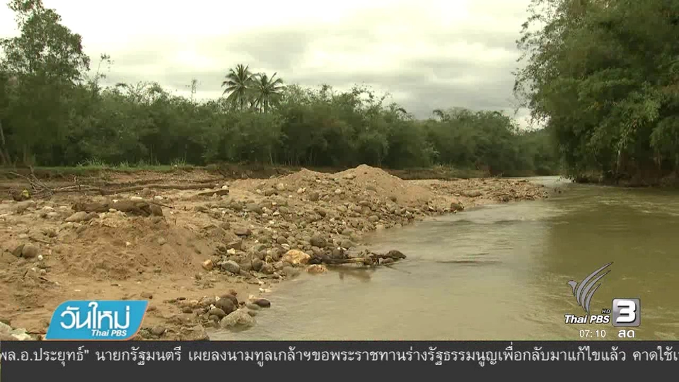 ตัดไม้ปลูกพืชเศรษฐกิจสาเหตุอุทกภัย อ.นบพิต้า