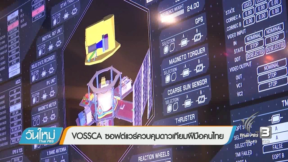ซอฟต์แวร์ควบคุมดาวเทียมฝีมือคนไทย