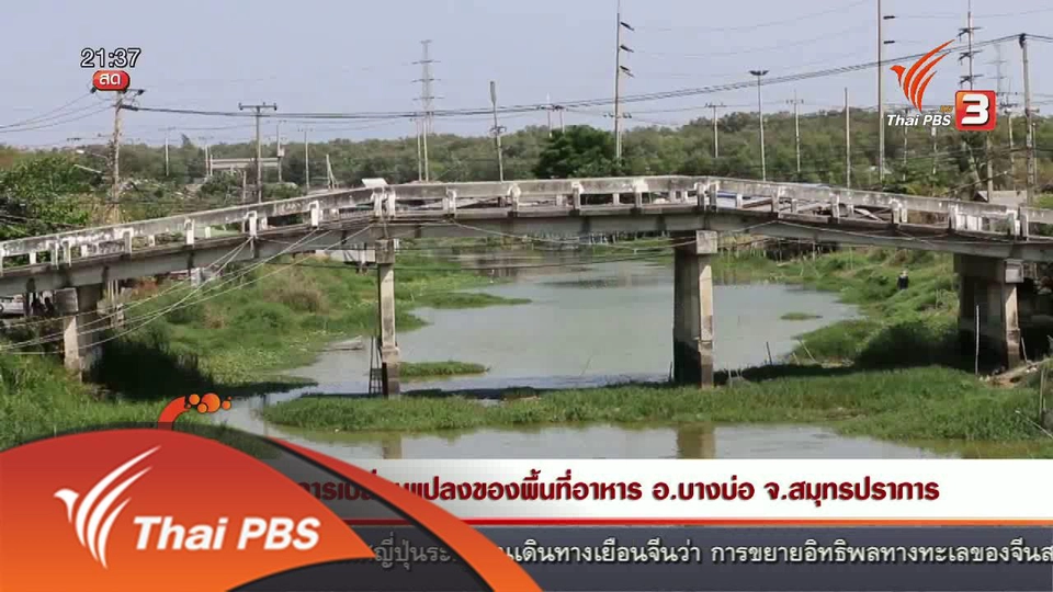 นักข่าวพลเมือง : การเปลี่ยนแปลงของพื้นที่อาหาร อ.บางบ่อ จ.สมุทรปราการ