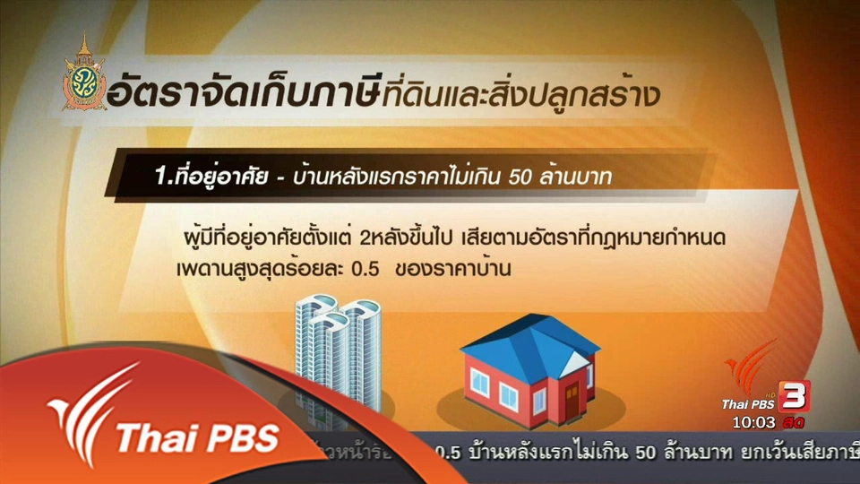 ภาษีที่ดินฯ เตรียมเข้า ครม.