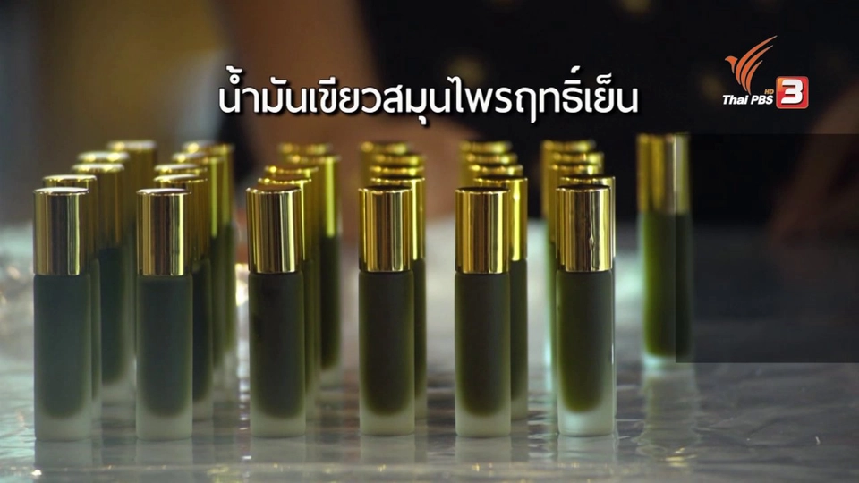 กิจกรรมทำน้ำมันมะพร้าวสกัดเย็นและน้ำมันเขียวสมุนไพร