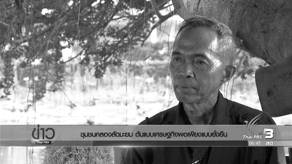 ชุมชนคลองลัดมะยม ต้นแบบเศรษฐกิจพอเพียงแบบยั่งยืน