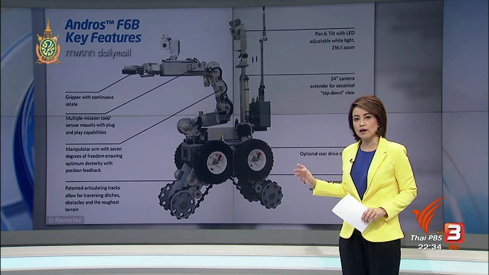 ที่นี่ Thai PBS : ตำรวจดัลลัสใช้หุ่นยนต์สังหารมือปืน
