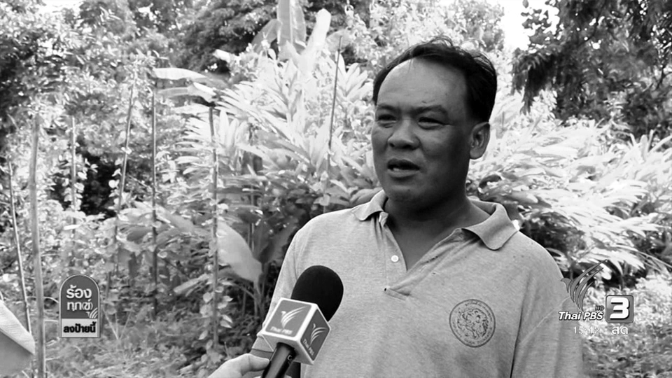 ชาวนา จ.สุพรรณบุรี ปั่นสามล้อแสดงความอาลัย