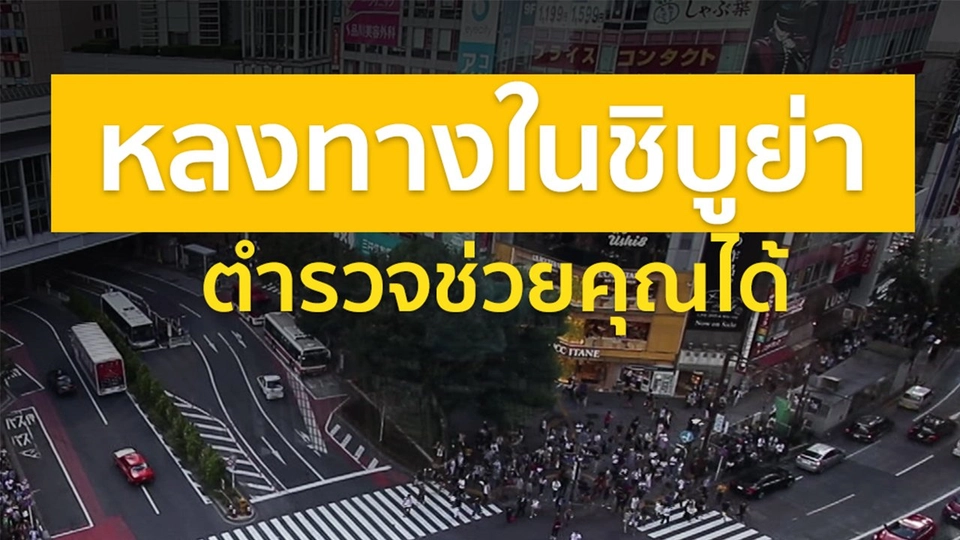 รู้ให้ลึกเรื่องญี่ปุ่น : หลงทางในชิบูย่า ตำรวจช่วยคุณได้