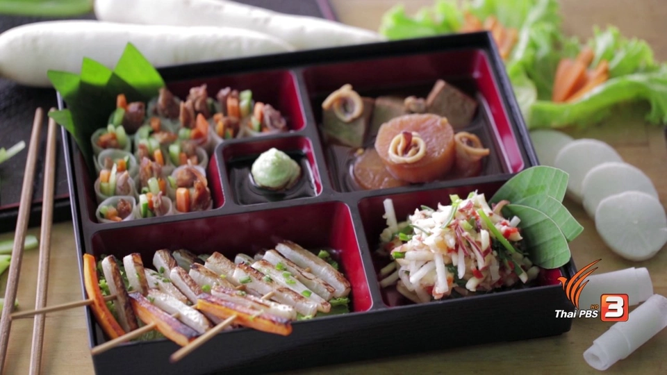 โรลเป็ดพะโล้หัวไชเท้า