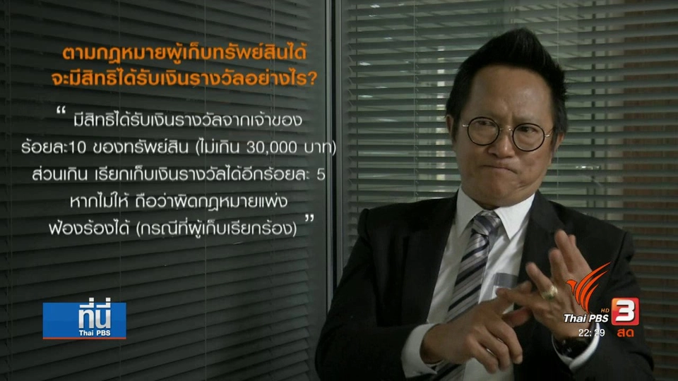 รู้จักกฎหมาย “เก็บทรัยพ์สินคืนเจ้าของ”