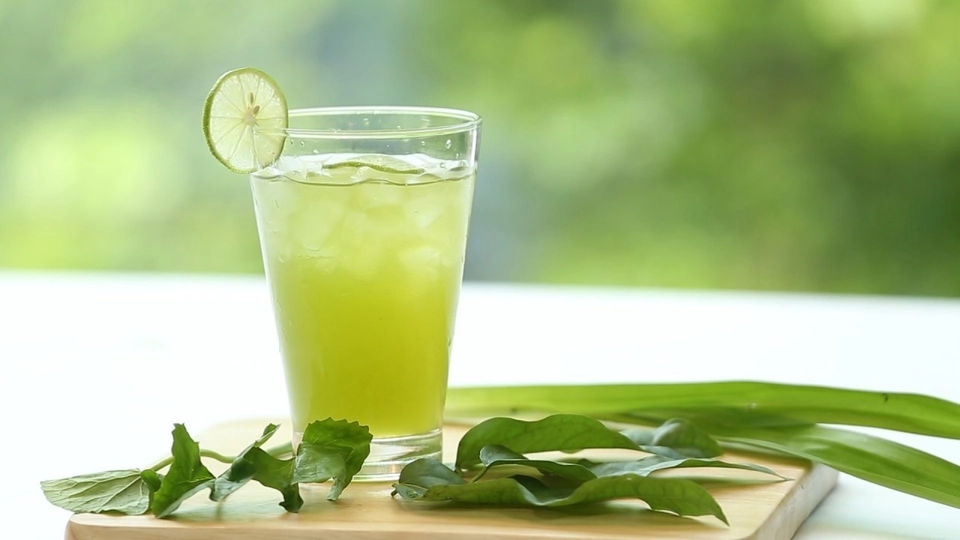 น้ำย่านางผสมน้ำบัวบก