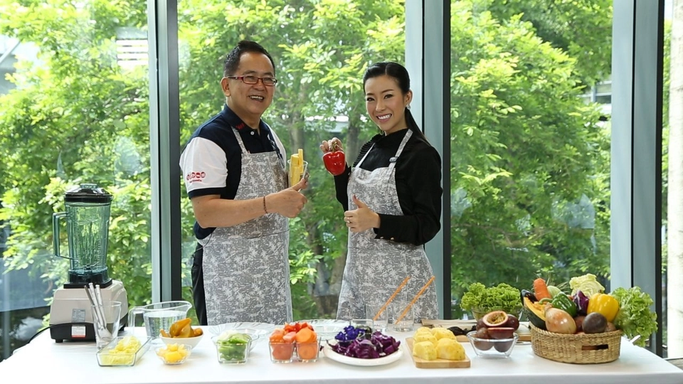 น้ำผัก 5 สี ต้านมะเร็ง