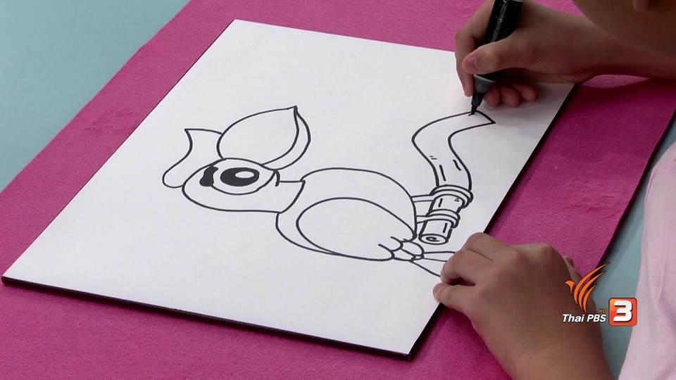 ไอเดียสอนศิลป์ : วาดนกเงือก