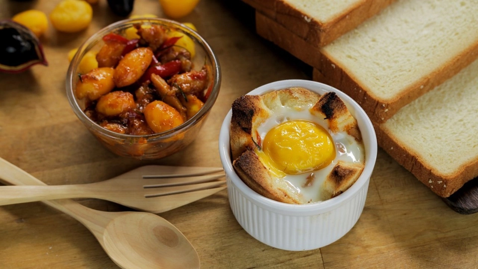 พัฟพะแนงเกาลัดไทย