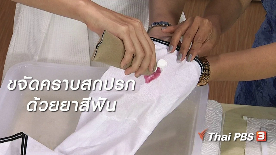 นารีสนทนา : ขจัดคราบสกปรกด้วยยาสีฟัน