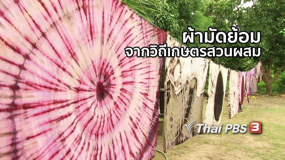 หัวใจในลายผ้า : ผ้ามัดย้อมจากวิถีเกษตรสวนผสม