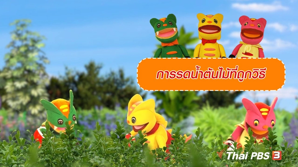 เกร็ดน่ารู้กับตาต้าตีตี้โตโต้ : การรดน้ำต้นไม้ที่ถูกวิธี