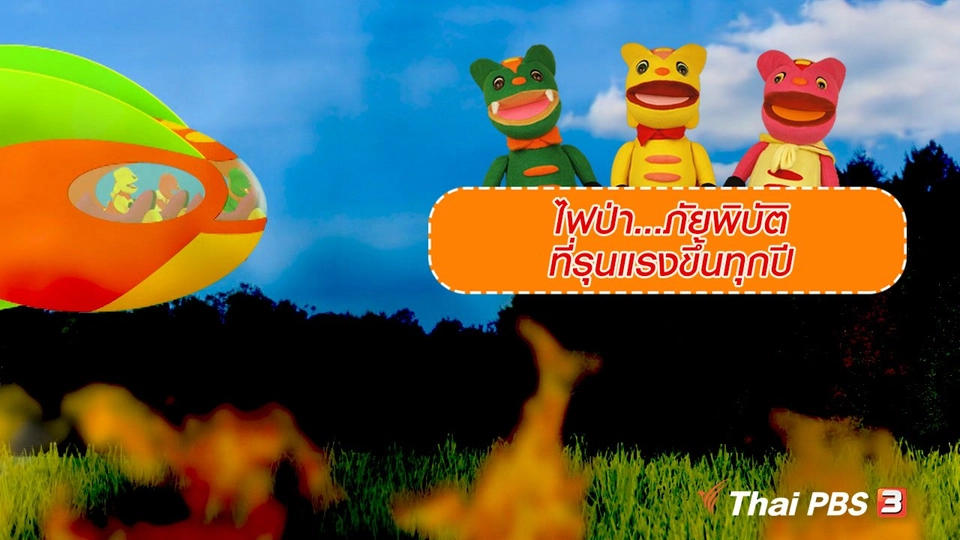 เกร็ดน่ารู้กับตาต้าตีตี้โตโต้ : ไฟป่า...ภัยพิบัติที่รุนแรงขึ้นทุกปี