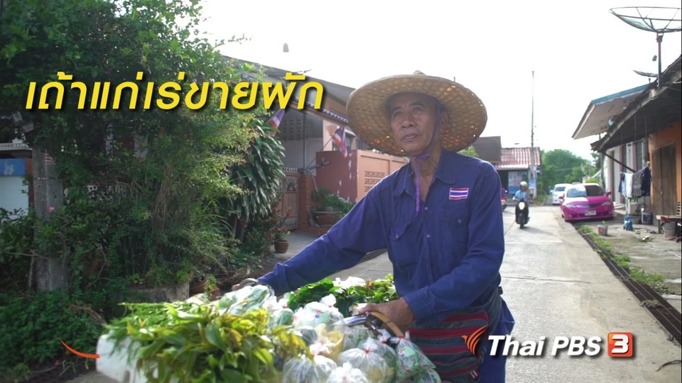 สูงวัยไทยแลนด์ : เถ้าแก่เร่ขายผัก