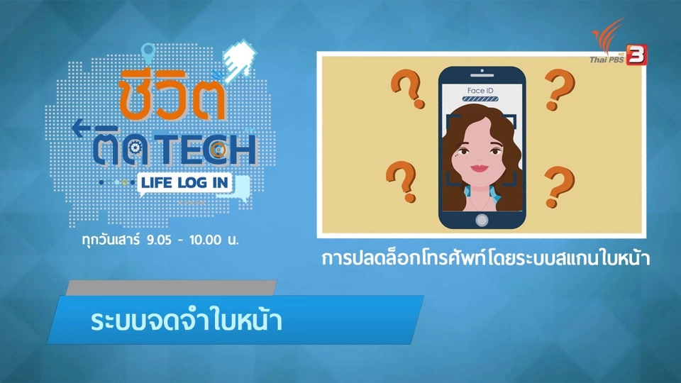 รู้ทัน Tech : การปลดล็อกโทรศัพท์โดยระบบสแกนใบหน้า