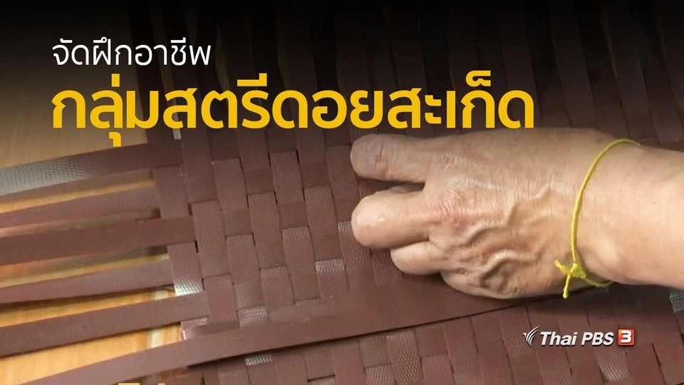 อาชีพทั่วไทย : จัดฝึกอาชีพให้กลุ่มสตรีดอยสะเก็ด
