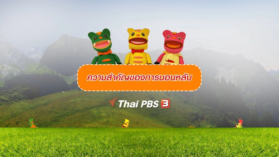 เกร็ดน่ารู้กับตาต้าตีตี้โตโต้ : ความสำคัญของการนอนหลับ