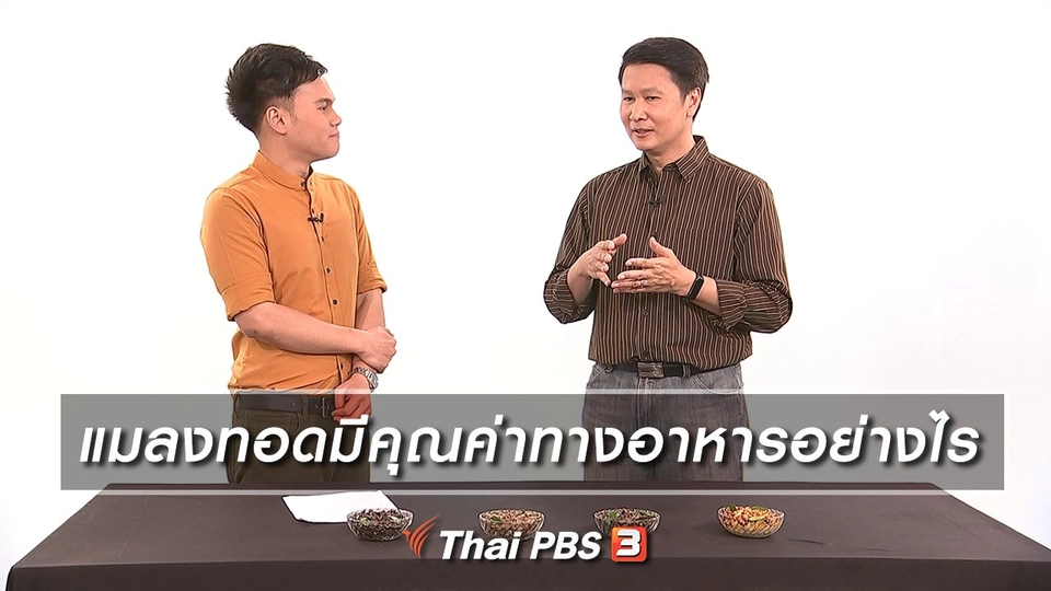 แมลงทอดมีคุณค่าทางอาหารอย่างไร