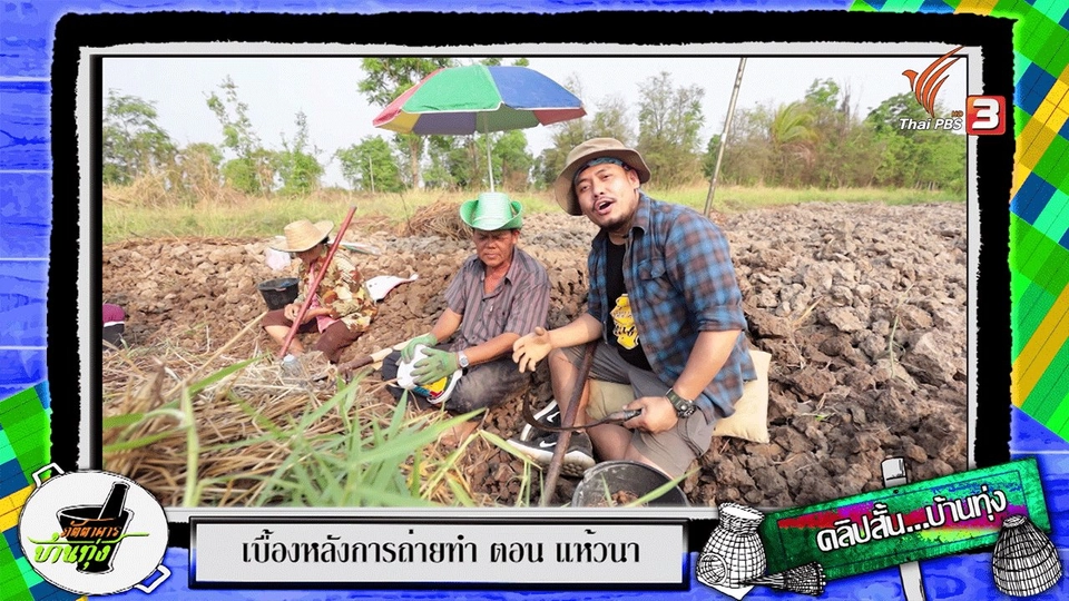 คลิปบ้านทุ่ง : ร้องเพลงกลางนาแห้ว