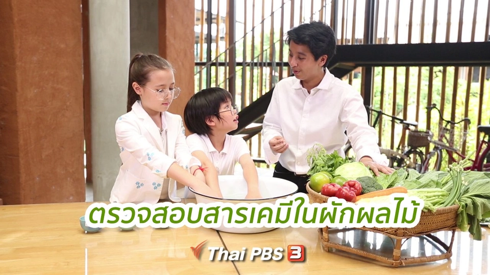 คิดส์ขยายข่าว : ตรวจสอบผักผลไม้