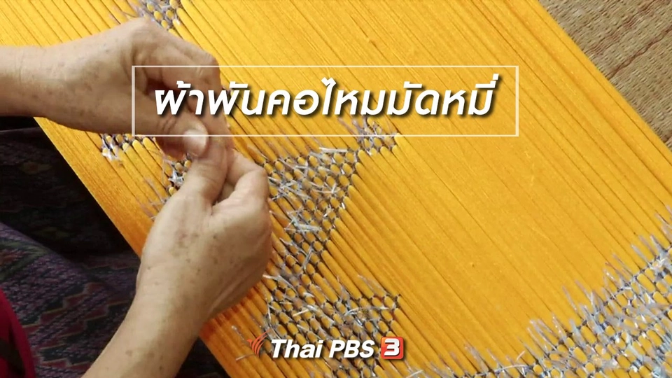 ตะลุยทั่วไทย : ผ้าพันคอไหมมัดหมี่
