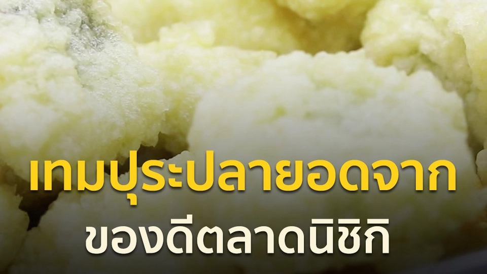 เทมปุระปลายอดจาก ของดีตลาดนิกิชิ