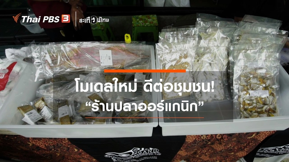 โมเดลใหม่! "ร้านปลาออร์แกนิก"