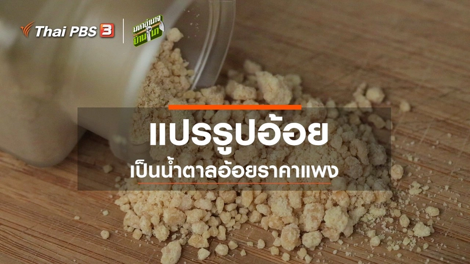 แปรรูปอ้อย เป็นน้ำตาลอ้อยราคาแพง