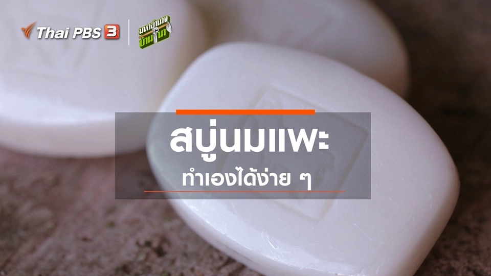 สบู่นมแพะทำเองได้ง่าย ๆ