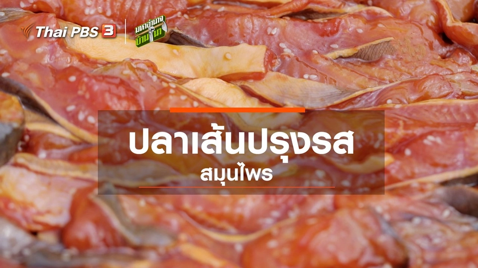 ​สูตรลับฉบับบ้านนา : ปลาเส้นปรุงรสสมุนไพร