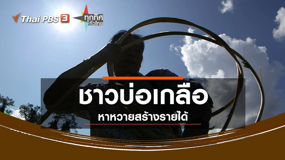 ​อาชีพทั่วไทย : ชาวบ้านบ่อเกลือหาหวายสร้างรายได้