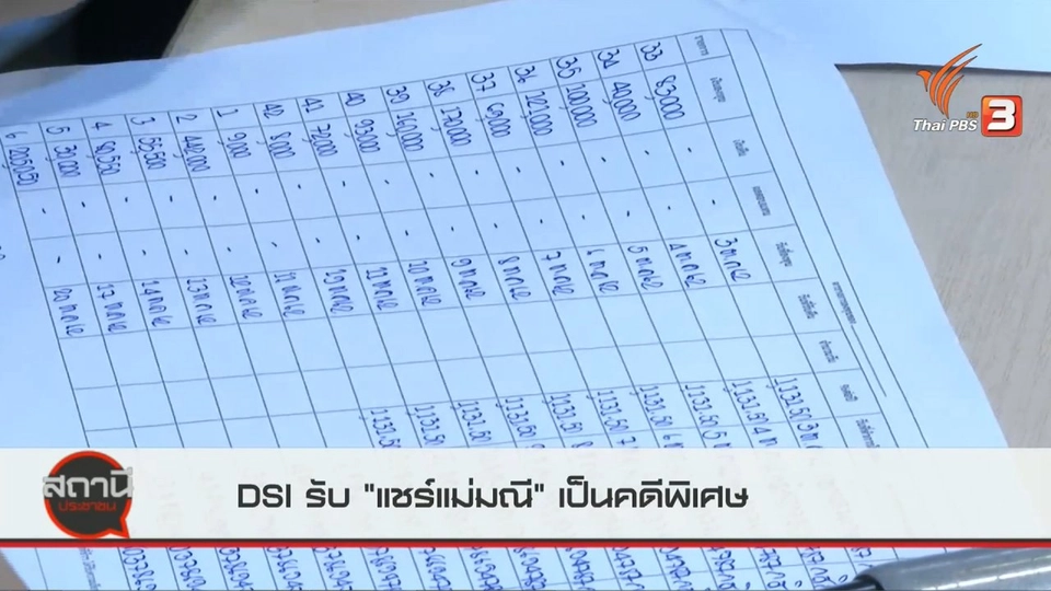สถานีร้องเรียน : DSI รับ "แชร์แม่มณี" เป็นคดีพิเศษ