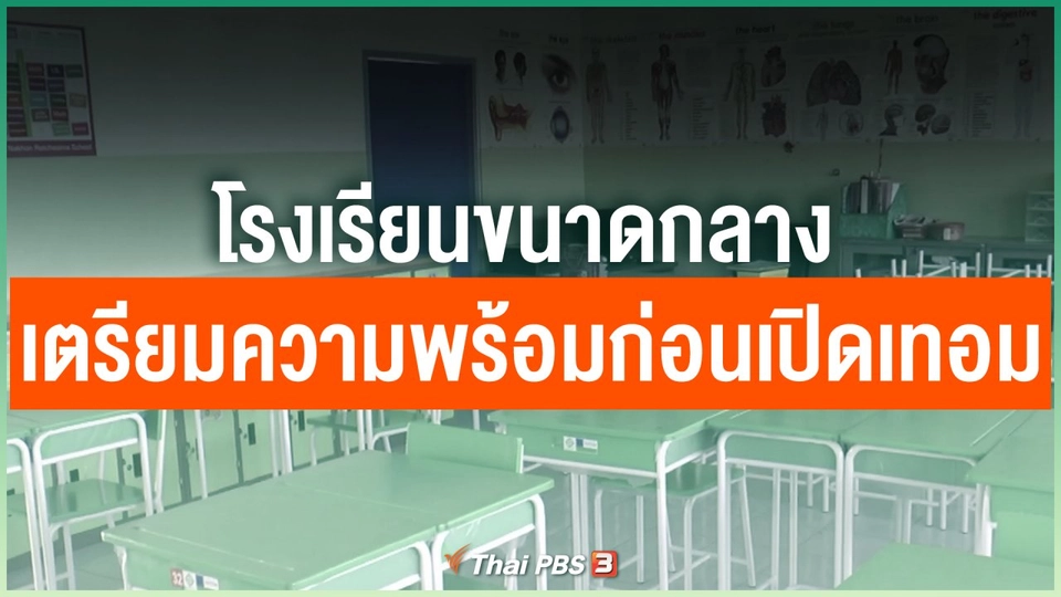 โรงเรียนขนาดกลางเตรียมความพร้อมก่อนเปิดเทอม