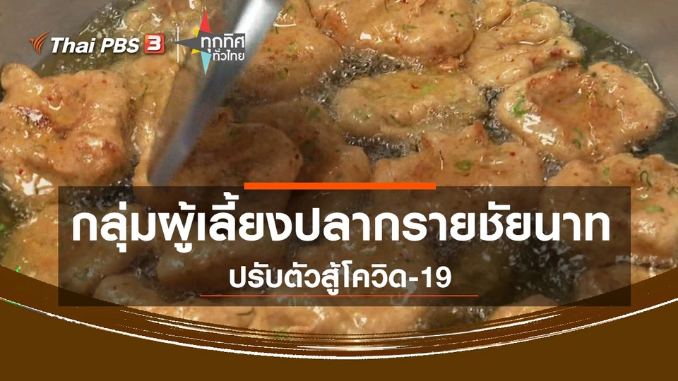 ​กลุ่มผู้เลี้ยงปลากรายชัยนาทปรับตัวสู้โควิด-19
