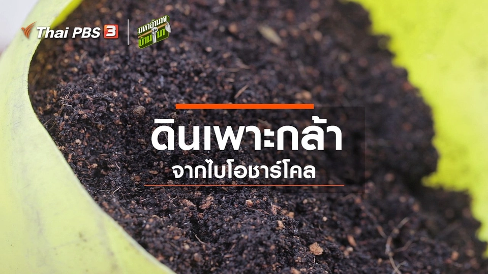 สูตรลับฉบับบ้านนา : ดินเพาะกล้าจากไบโอชาร์โคล