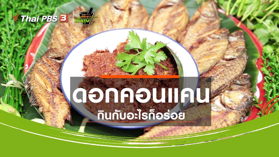 คลิปบ้านทุ่ง : ดอกคอนแคนกินกับอะไรก็อร่อย