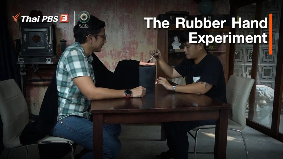 เปิดโลกเปิดความคิด : The Rubber Hand Experiment
