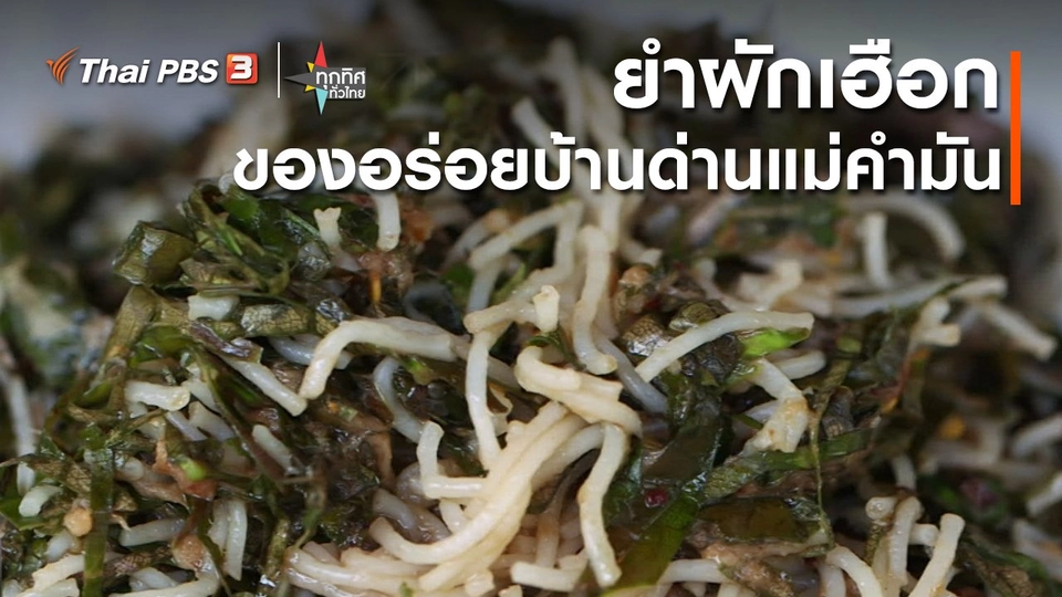 ​วิถีทั่วไทย : ยำผักเฮือก ของอร่อยบ้านด่านแม่คำมัน จ.อุตรดิตถ์