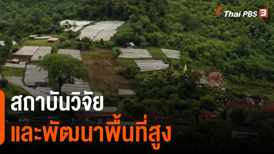 ​ดอกผลของความยั่งยืน : สถาบันวิจัยและพัฒนาพื้นที่สูง