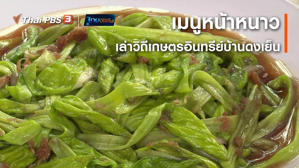 ​อิ่มมนต์รส : เมนูหน้าหนาว เล่าวิถีเกษตรอินทรีย์บ้านดงเย็น