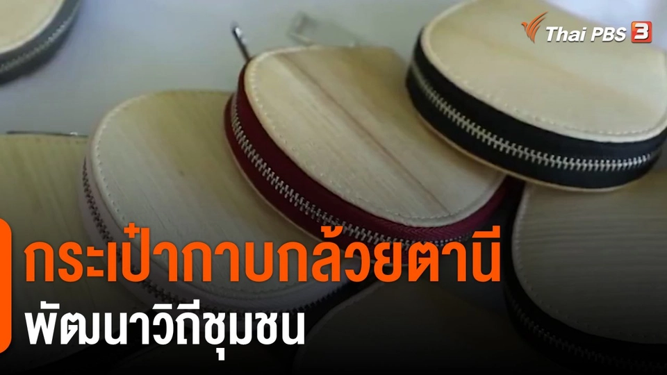 ​ดอกผลของความยั่งยืน : กระเป๋ากาบกล้วยตานี พัฒนาวิถีชุมชน