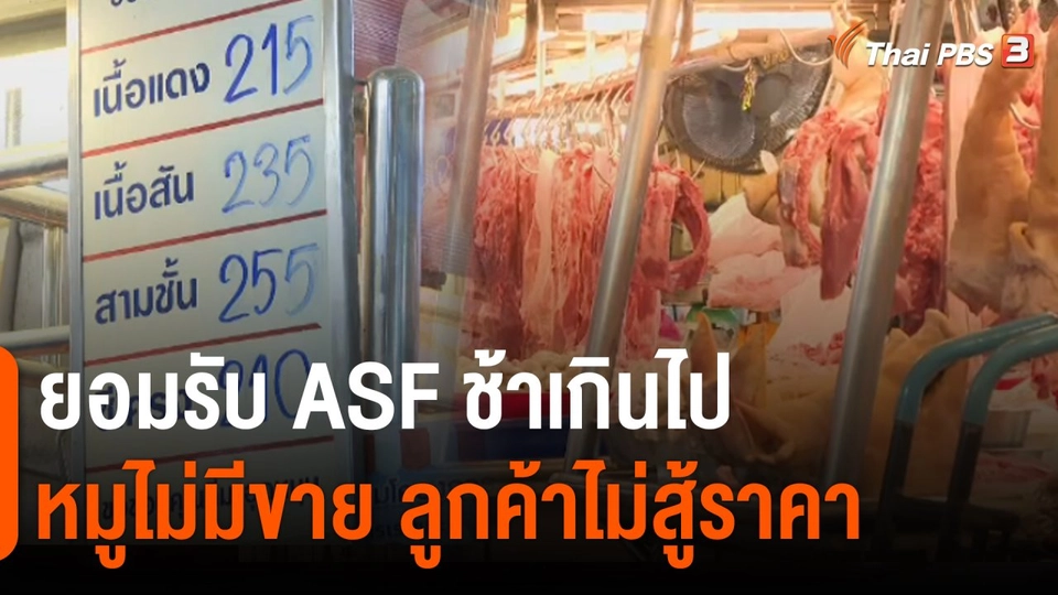 จับสัญญาณเศรษฐกิจ : เชื้อ ASF ในไทยกระทบอุตสาหกรรมสุกร​