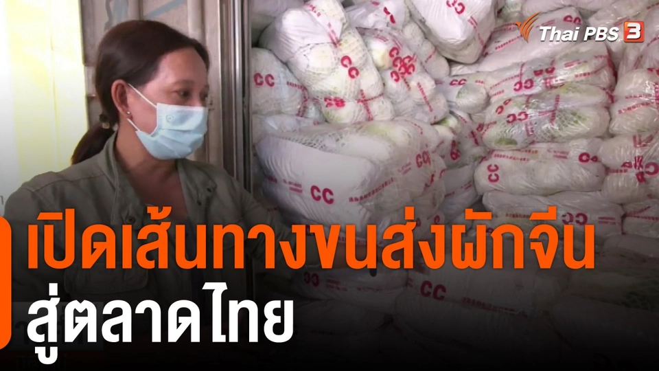 เปิดเส้นทางขนส่งผักจีนสู่ตลาดไทย