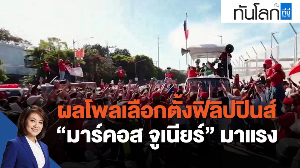 ผลโพลเลือกตั้งฟิลิปปินส์ "มาร์คอส จูเนียร์" มาแรง